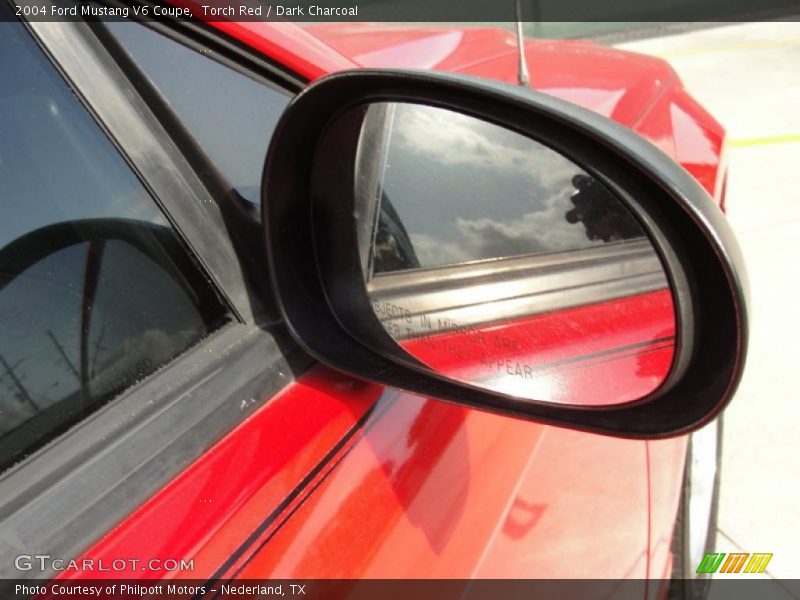 Torch Red / Dark Charcoal 2004 Ford Mustang V6 Coupe
