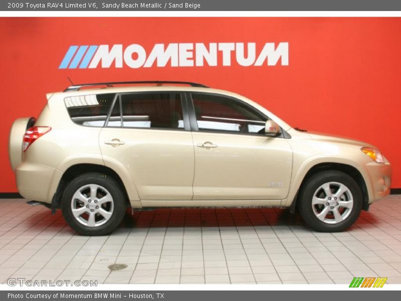 Sandy Beach Metallic / Sand Beige 2009 Toyota RAV4 Limited V6