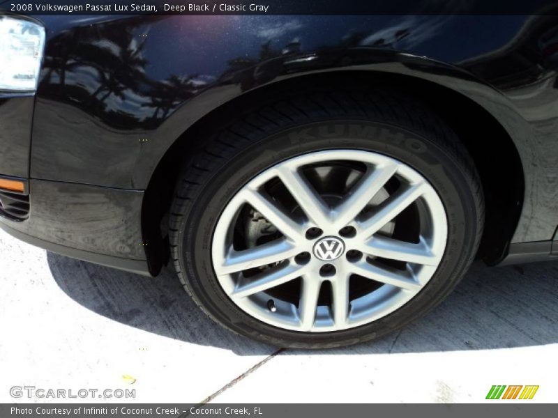 Deep Black / Classic Gray 2008 Volkswagen Passat Lux Sedan