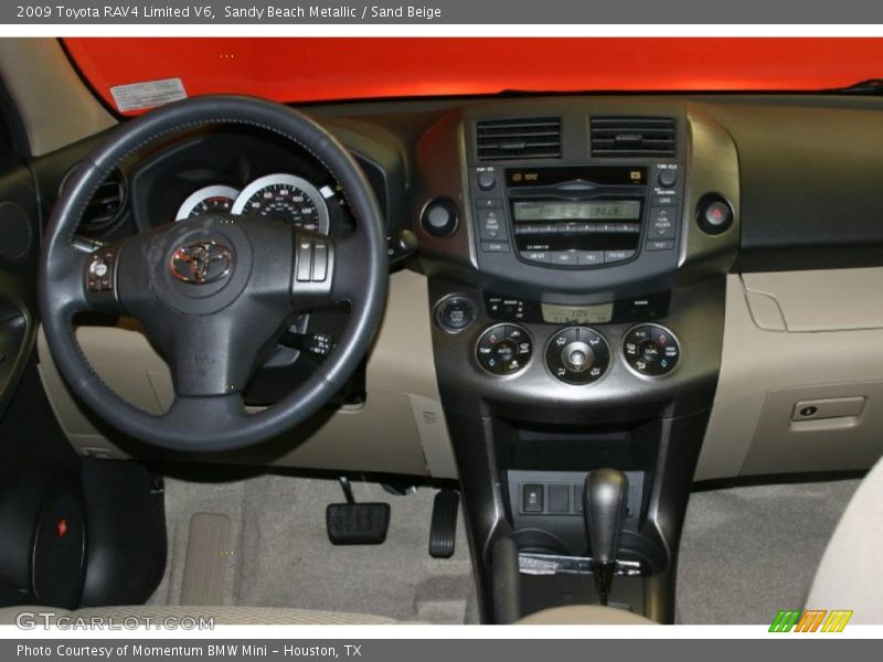 Sandy Beach Metallic / Sand Beige 2009 Toyota RAV4 Limited V6