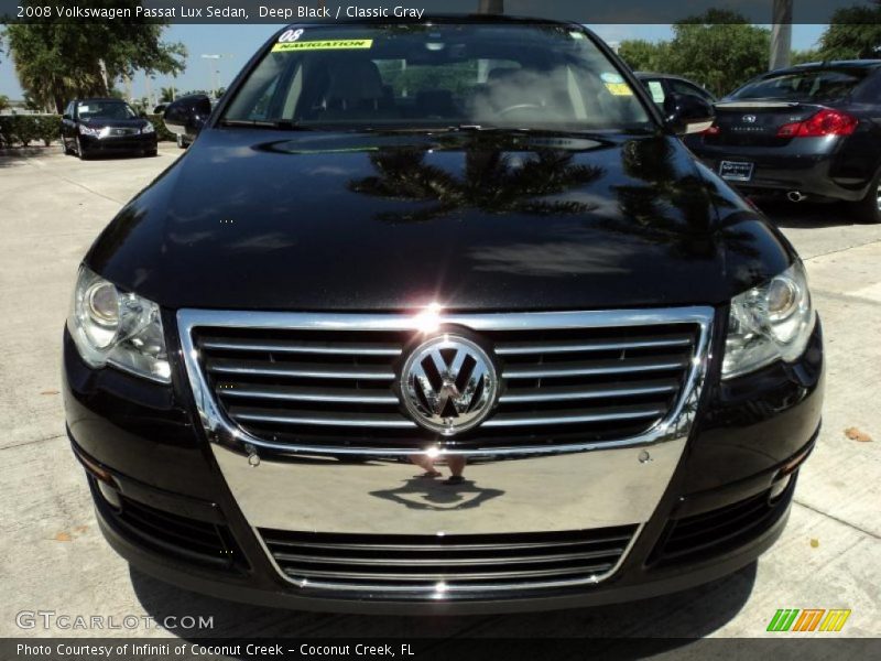 Deep Black / Classic Gray 2008 Volkswagen Passat Lux Sedan