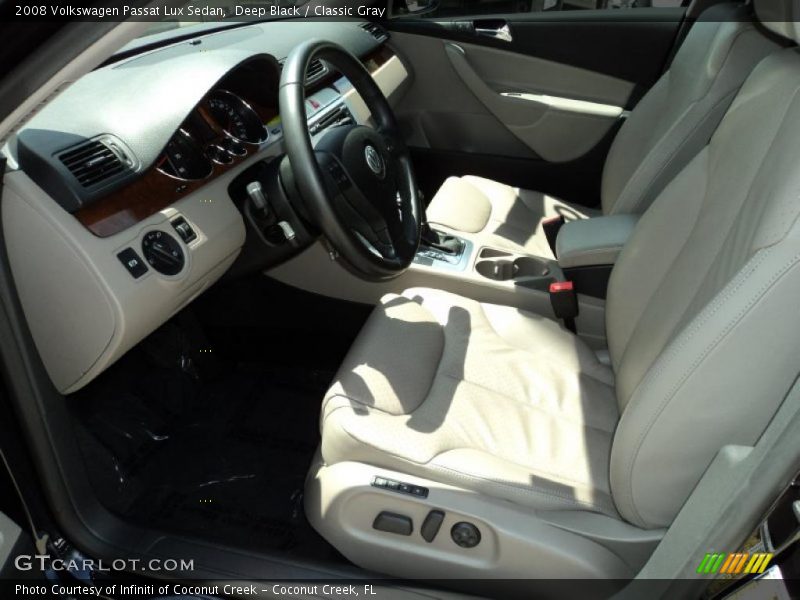 Deep Black / Classic Gray 2008 Volkswagen Passat Lux Sedan