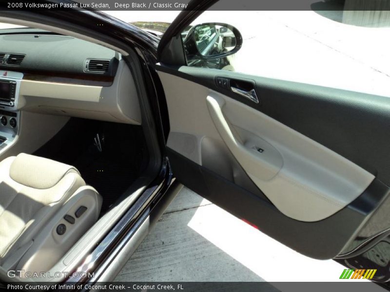 Deep Black / Classic Gray 2008 Volkswagen Passat Lux Sedan