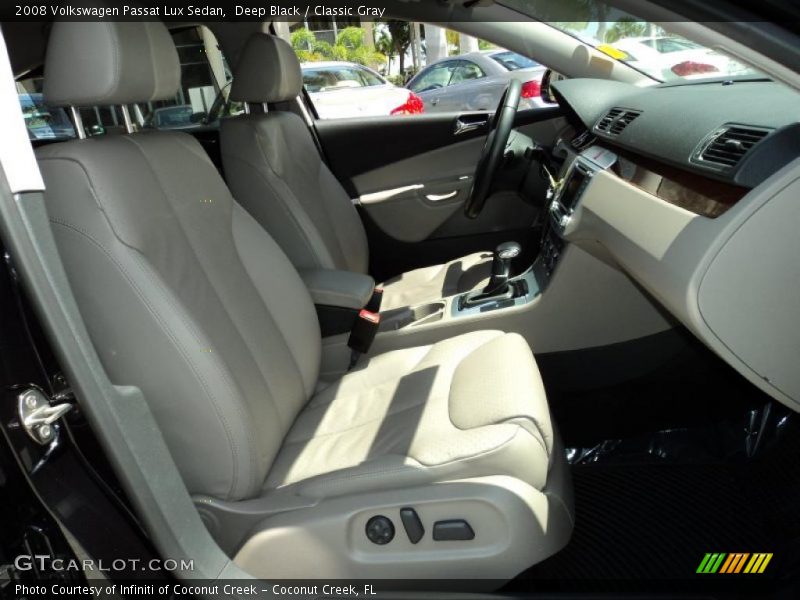 Deep Black / Classic Gray 2008 Volkswagen Passat Lux Sedan