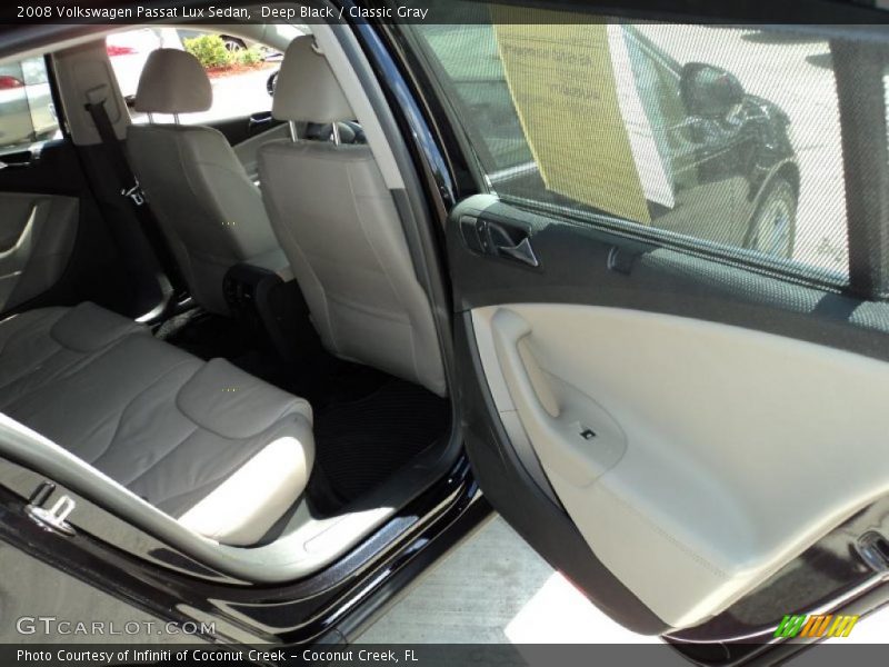 Deep Black / Classic Gray 2008 Volkswagen Passat Lux Sedan