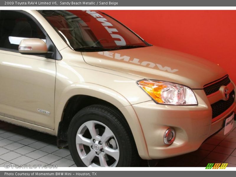 Sandy Beach Metallic / Sand Beige 2009 Toyota RAV4 Limited V6