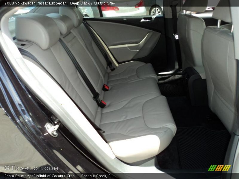 Deep Black / Classic Gray 2008 Volkswagen Passat Lux Sedan