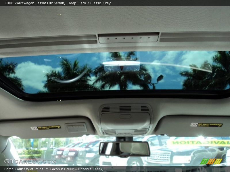 Deep Black / Classic Gray 2008 Volkswagen Passat Lux Sedan
