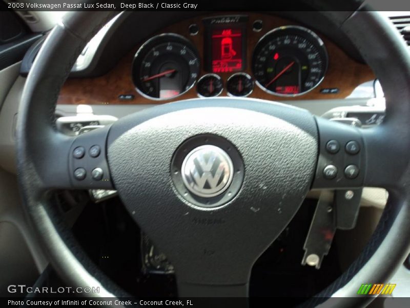 Deep Black / Classic Gray 2008 Volkswagen Passat Lux Sedan
