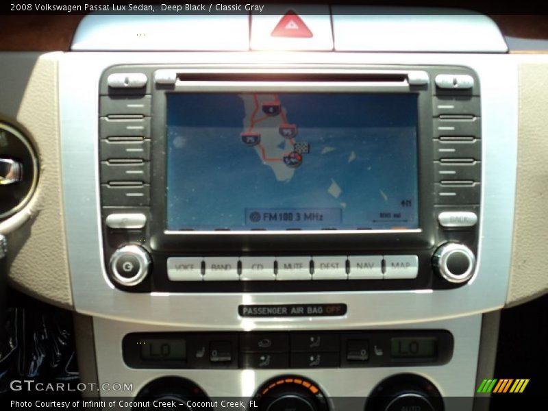 Deep Black / Classic Gray 2008 Volkswagen Passat Lux Sedan