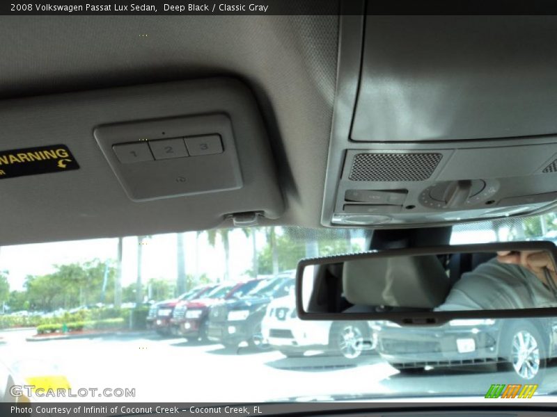 Deep Black / Classic Gray 2008 Volkswagen Passat Lux Sedan