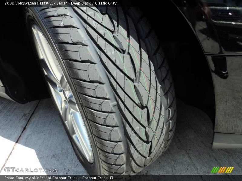 Deep Black / Classic Gray 2008 Volkswagen Passat Lux Sedan