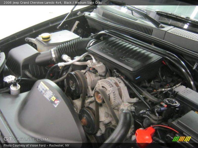 Black / Medium Slate Gray 2006 Jeep Grand Cherokee Laredo 4x4