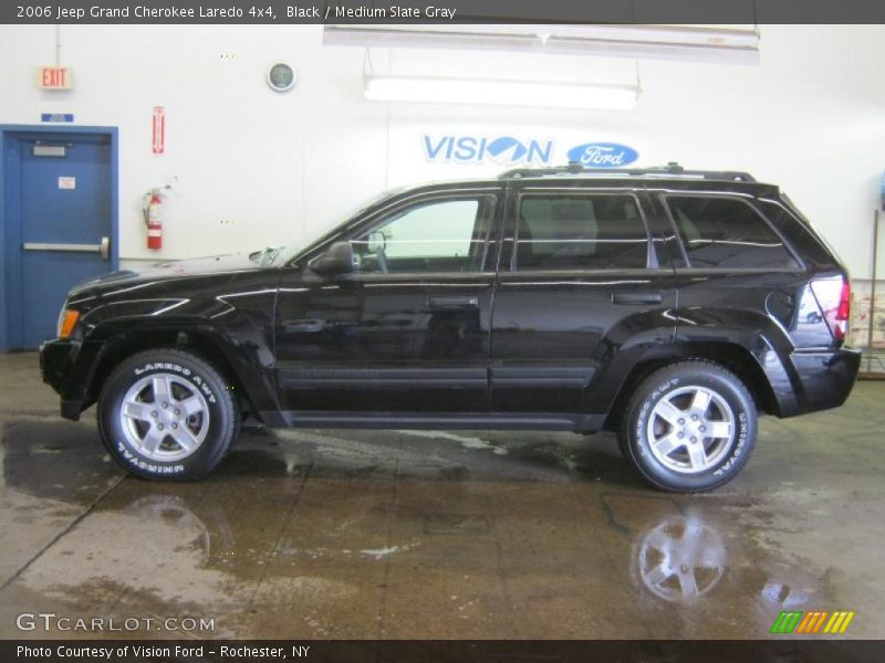 Black / Medium Slate Gray 2006 Jeep Grand Cherokee Laredo 4x4