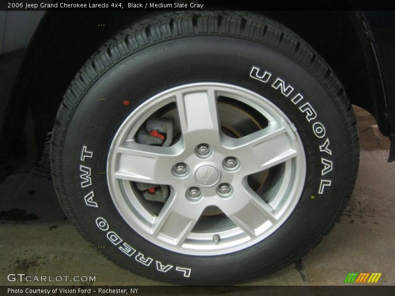 Black / Medium Slate Gray 2006 Jeep Grand Cherokee Laredo 4x4