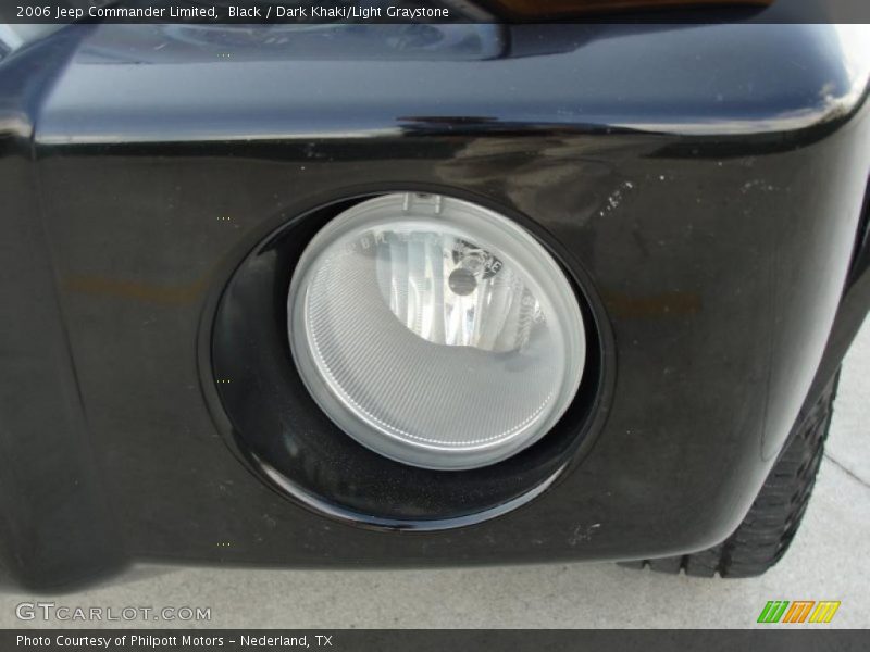 Black / Dark Khaki/Light Graystone 2006 Jeep Commander Limited