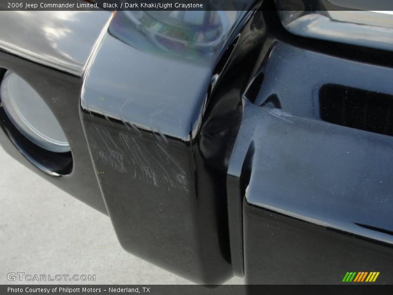 Black / Dark Khaki/Light Graystone 2006 Jeep Commander Limited