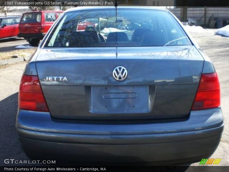 Platinum Grey Metallic / Black 2003 Volkswagen Jetta GLS Sedan