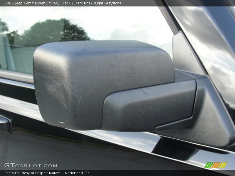 Black / Dark Khaki/Light Graystone 2006 Jeep Commander Limited