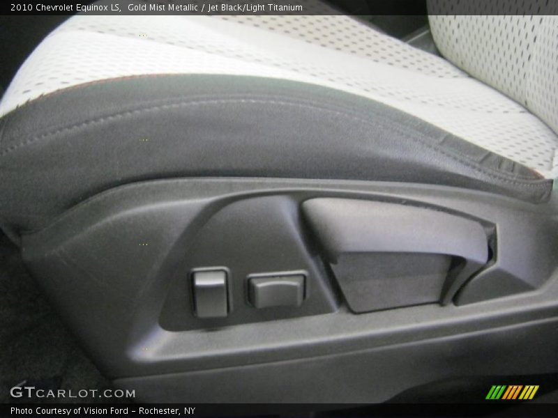 Gold Mist Metallic / Jet Black/Light Titanium 2010 Chevrolet Equinox LS