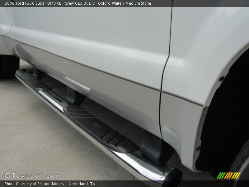 Oxford White / Medium Stone 2008 Ford F350 Super Duty XLT Crew Cab Dually