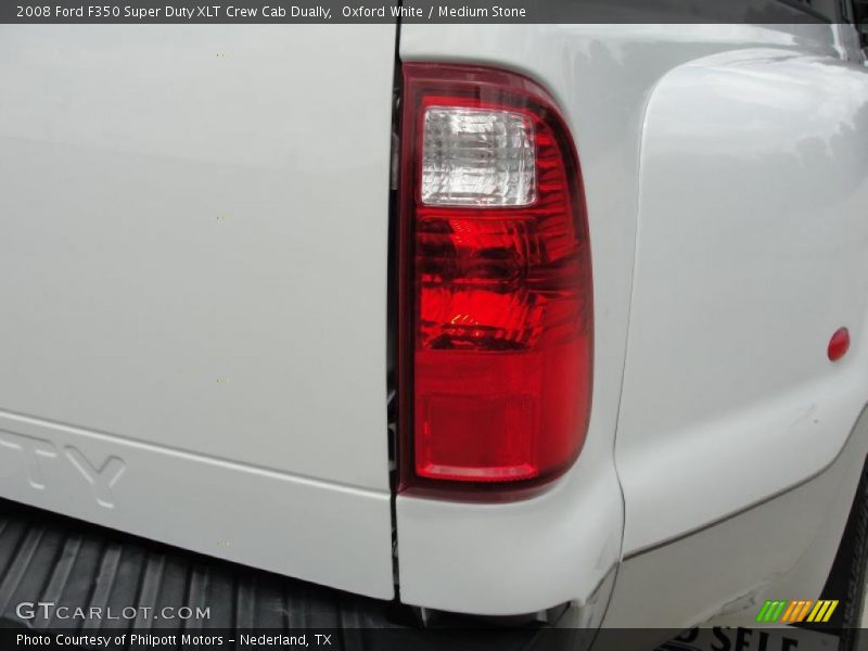 Oxford White / Medium Stone 2008 Ford F350 Super Duty XLT Crew Cab Dually