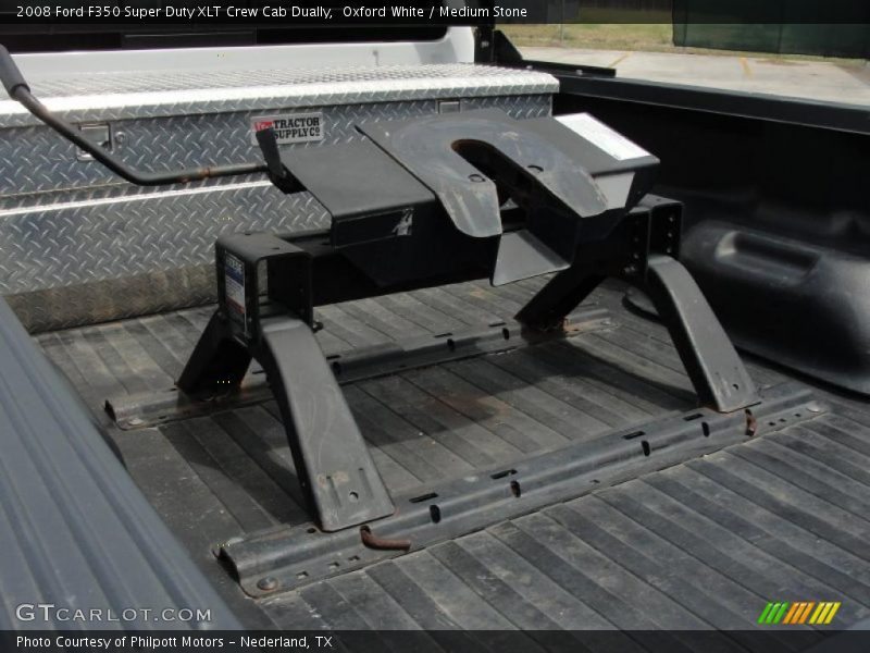 Oxford White / Medium Stone 2008 Ford F350 Super Duty XLT Crew Cab Dually