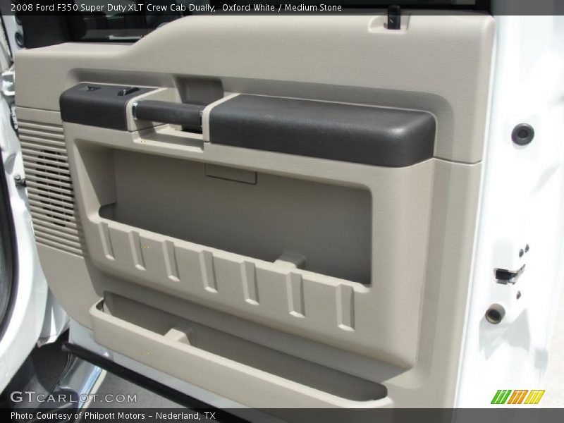 Oxford White / Medium Stone 2008 Ford F350 Super Duty XLT Crew Cab Dually