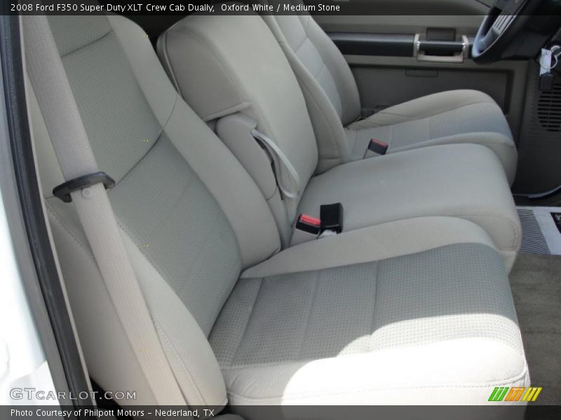  2008 F350 Super Duty XLT Crew Cab Dually Medium Stone Interior