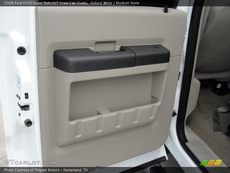 Oxford White / Medium Stone 2008 Ford F350 Super Duty XLT Crew Cab Dually