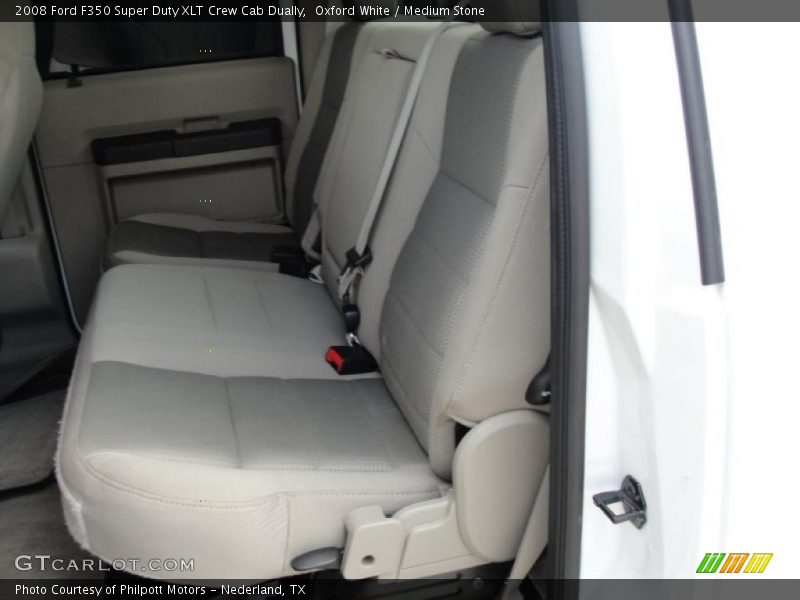 Oxford White / Medium Stone 2008 Ford F350 Super Duty XLT Crew Cab Dually