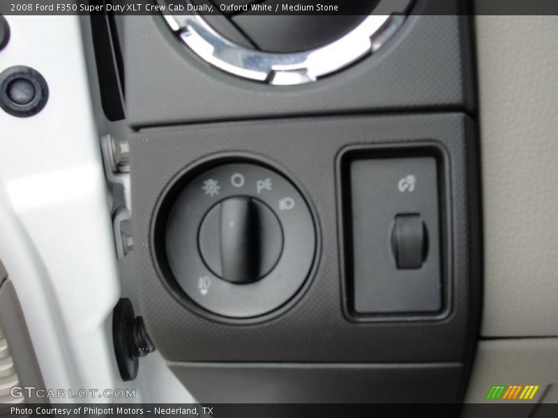 Oxford White / Medium Stone 2008 Ford F350 Super Duty XLT Crew Cab Dually