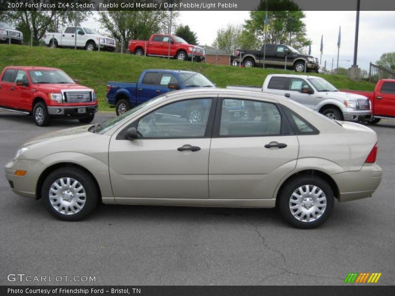  2007 Focus ZX4 S Sedan Pueblo Gold Metallic