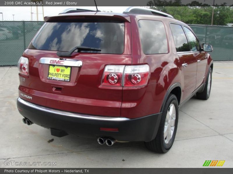 Red Jewel / Ebony 2008 GMC Acadia SLT