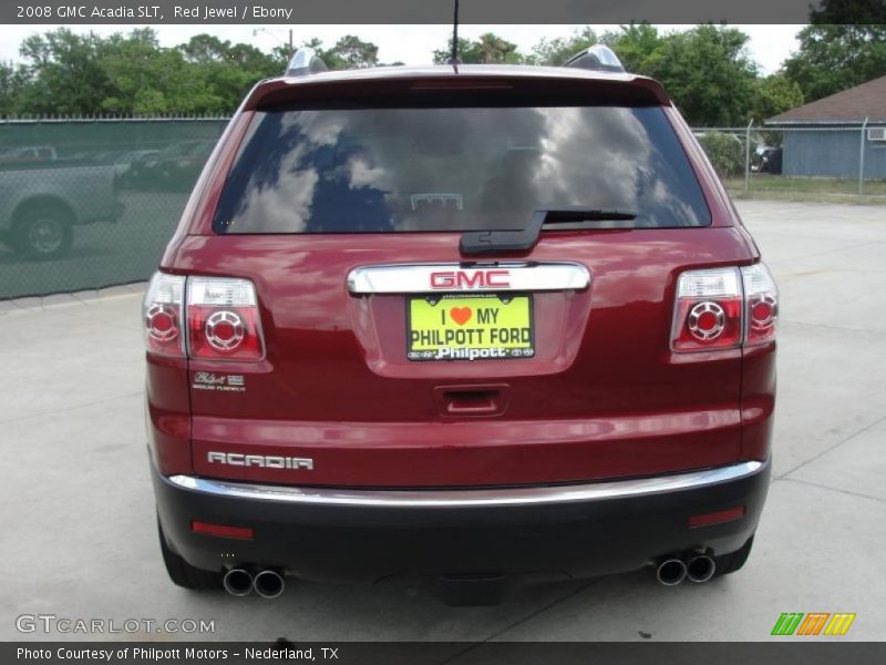 Red Jewel / Ebony 2008 GMC Acadia SLT