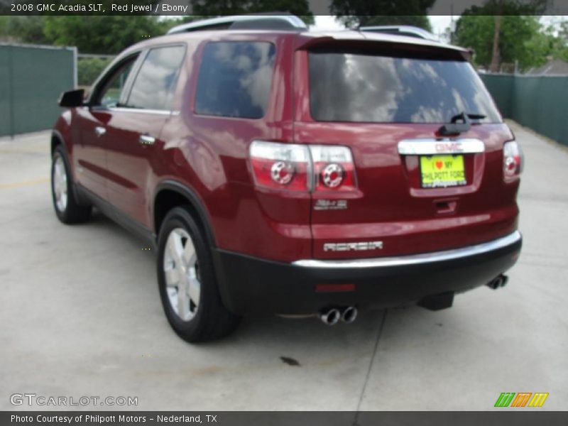 Red Jewel / Ebony 2008 GMC Acadia SLT