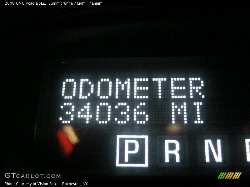 Summit White / Light Titanium 2008 GMC Acadia SLE