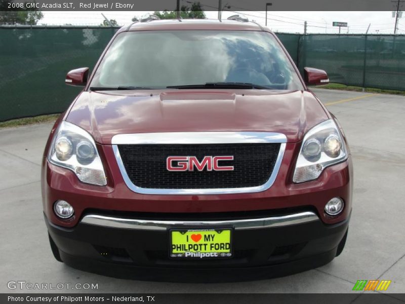 Red Jewel / Ebony 2008 GMC Acadia SLT