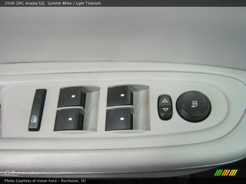Summit White / Light Titanium 2008 GMC Acadia SLE