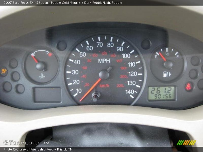 2007 Focus ZX4 S Sedan ZX4 S Sedan Gauges