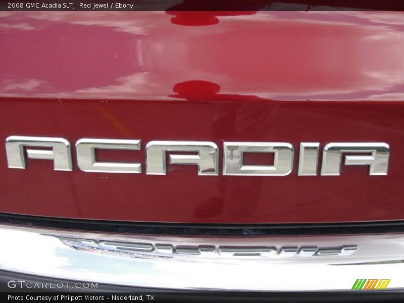 Red Jewel / Ebony 2008 GMC Acadia SLT