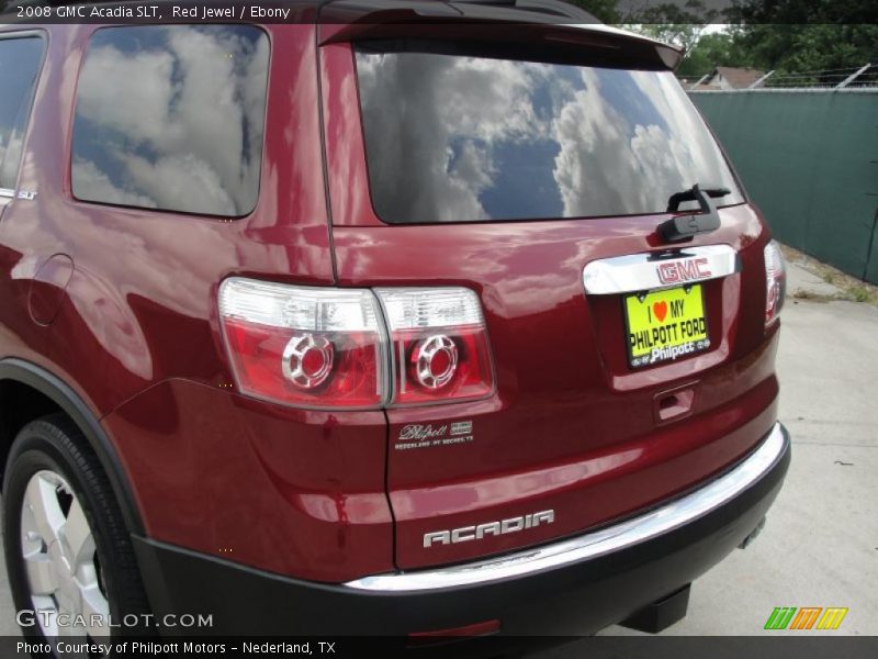 Red Jewel / Ebony 2008 GMC Acadia SLT