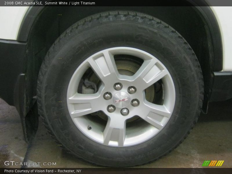 Summit White / Light Titanium 2008 GMC Acadia SLE