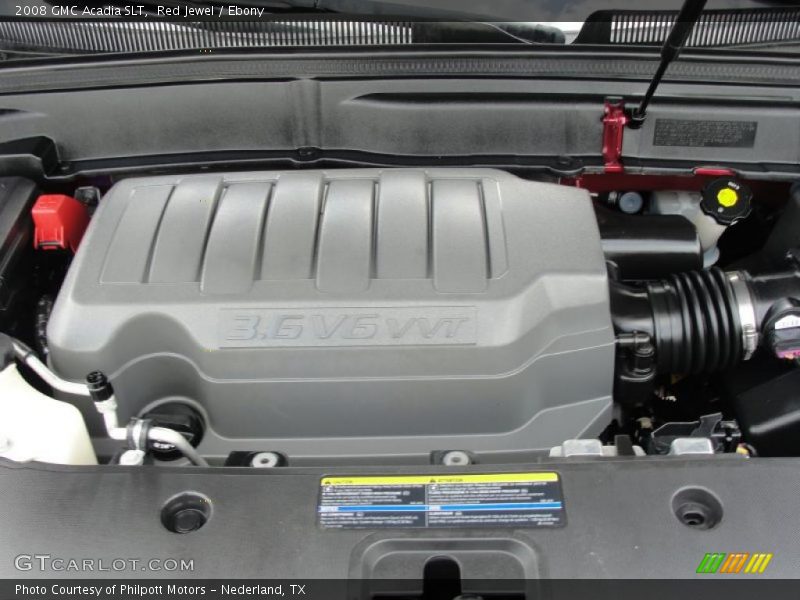 Red Jewel / Ebony 2008 GMC Acadia SLT