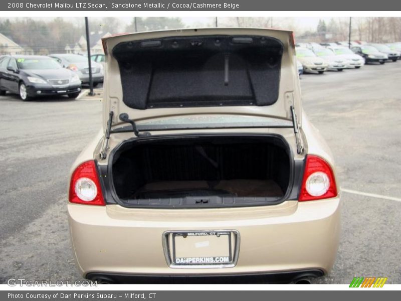Sandstone Metallic / Cocoa/Cashmere Beige 2008 Chevrolet Malibu LTZ Sedan