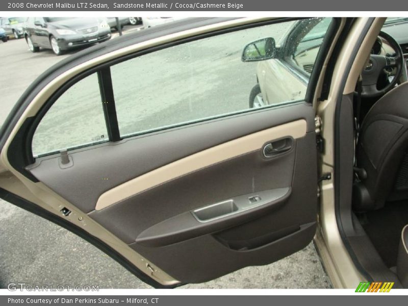 Sandstone Metallic / Cocoa/Cashmere Beige 2008 Chevrolet Malibu LTZ Sedan