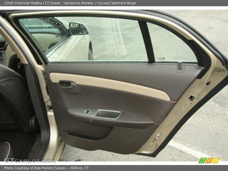 Sandstone Metallic / Cocoa/Cashmere Beige 2008 Chevrolet Malibu LTZ Sedan