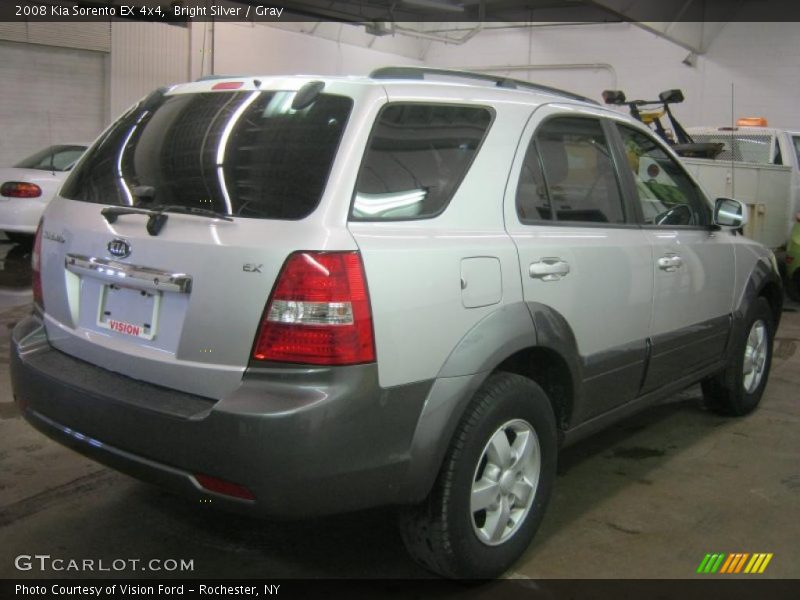 Bright Silver / Gray 2008 Kia Sorento EX 4x4