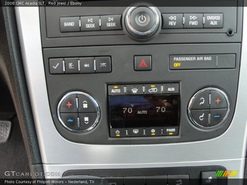 Red Jewel / Ebony 2008 GMC Acadia SLT