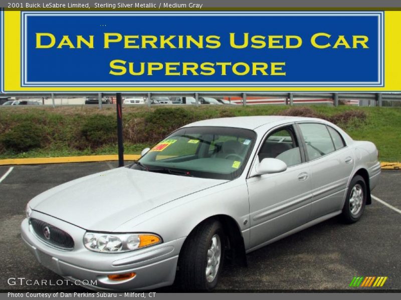 Sterling Silver Metallic / Medium Gray 2001 Buick LeSabre Limited